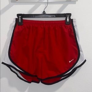 Red Nike Tempo Shorts